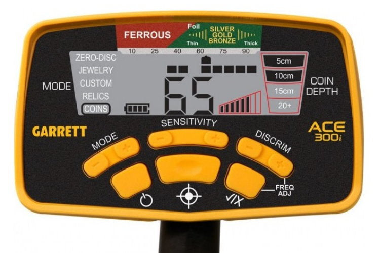 Garrett ACE 300i Metalldetektor & Pinpointer PRO-Pointer AT